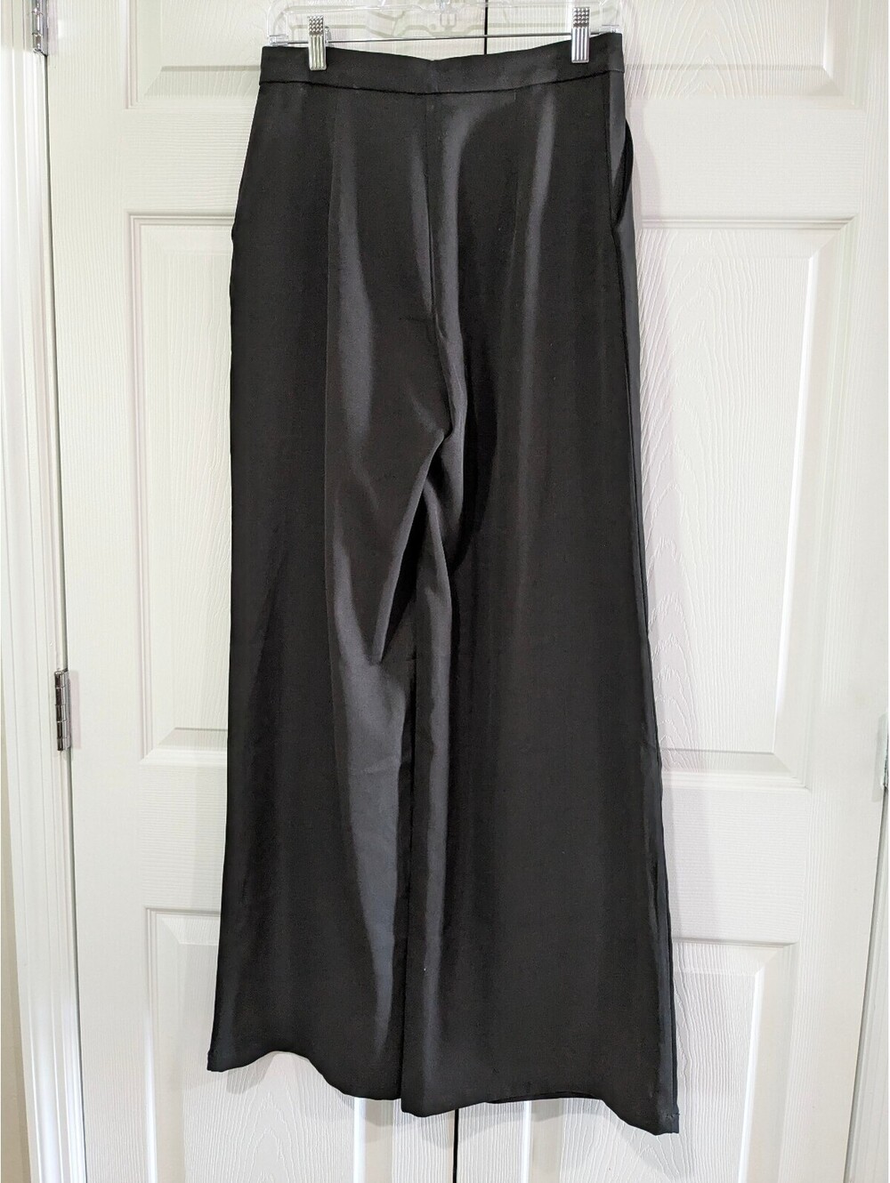 Princess Polly Women's Briana Wide Leg Black Dress Pants Trousers, Size 6, New - Picture 7 of 14
